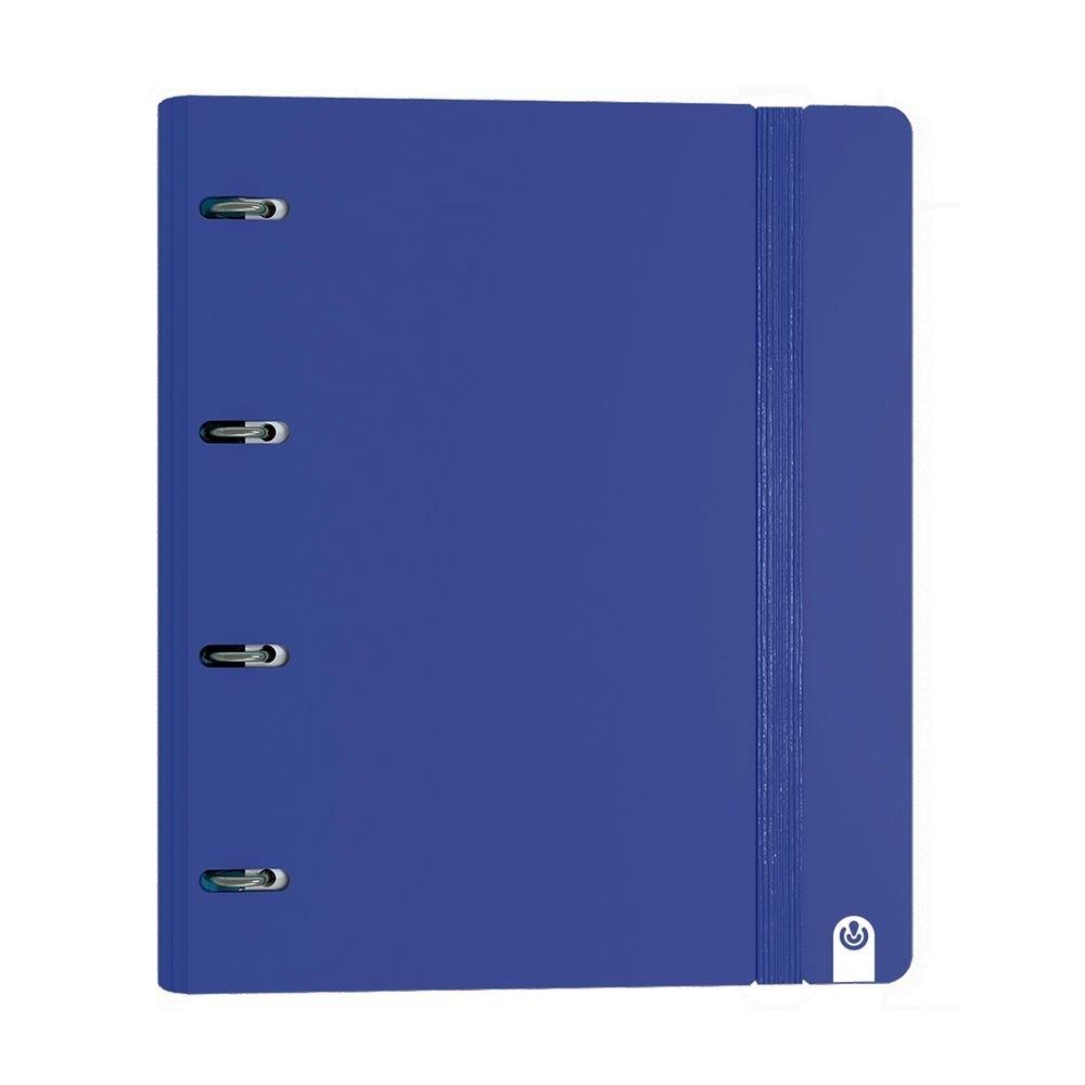 Carpebloc Carchivo 12407409 A4 4 anillas 35mm 100H 90G 5x5 Foam Style Azul