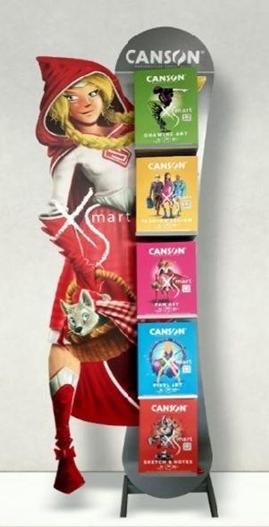 Expositor Canson Bloc Dibujo XSmart C600007001 50 unidades