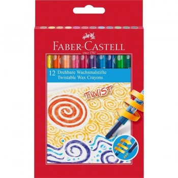 Ceras Giratorias Faber Castell C/12 120003 Twist