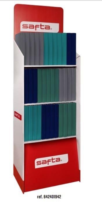 Expositor Safta 542401942 Carpebloc 36 unidades 360º Colores oscuros Surtido