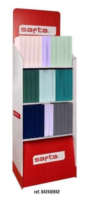 Expositor Safta 542403942 Carpebloc 36 unidades 360º Colores Surtidos