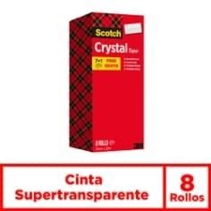 Cinta adhesiva 3M 7100026961 SCOTCH Cristal rollo 33x19 8 unidades 600 61933R8