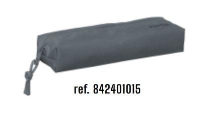842401015 PORTATODO RECTANGULAR C/GOMA ELAST. 22CM SAFTA GRIS OSCURO SAFTA