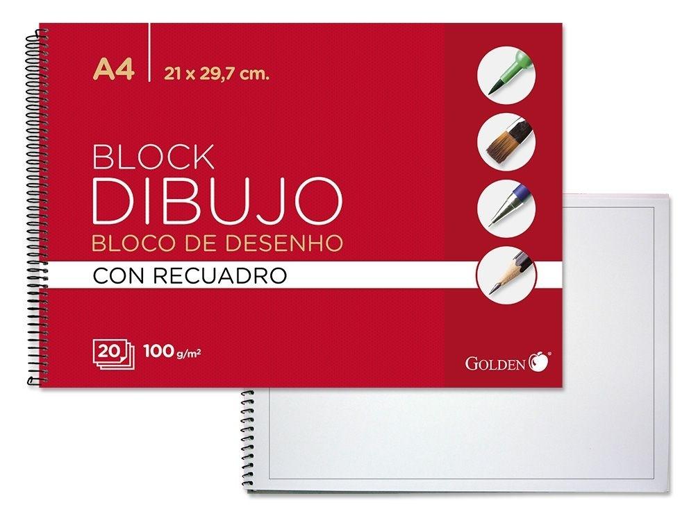 GOLDEN CUADERNO DE DIBUJO A4 PICTURE C/RECUADRO 317472