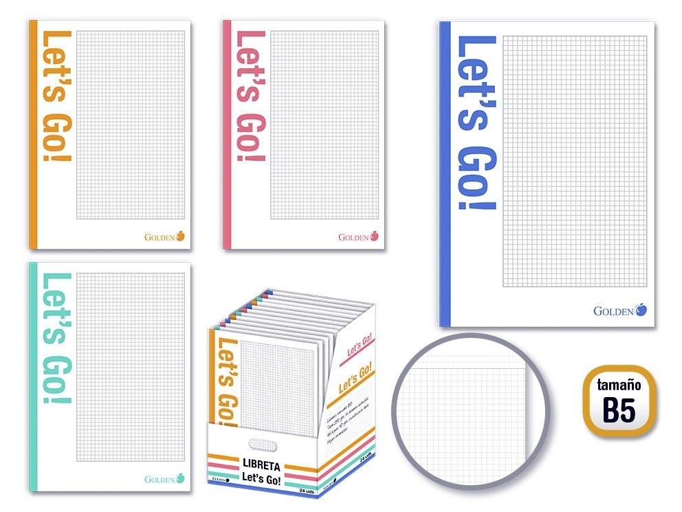 LIBRETA ENCOLADA LET'S GO!  B5 48 H. 80 GRS 331461