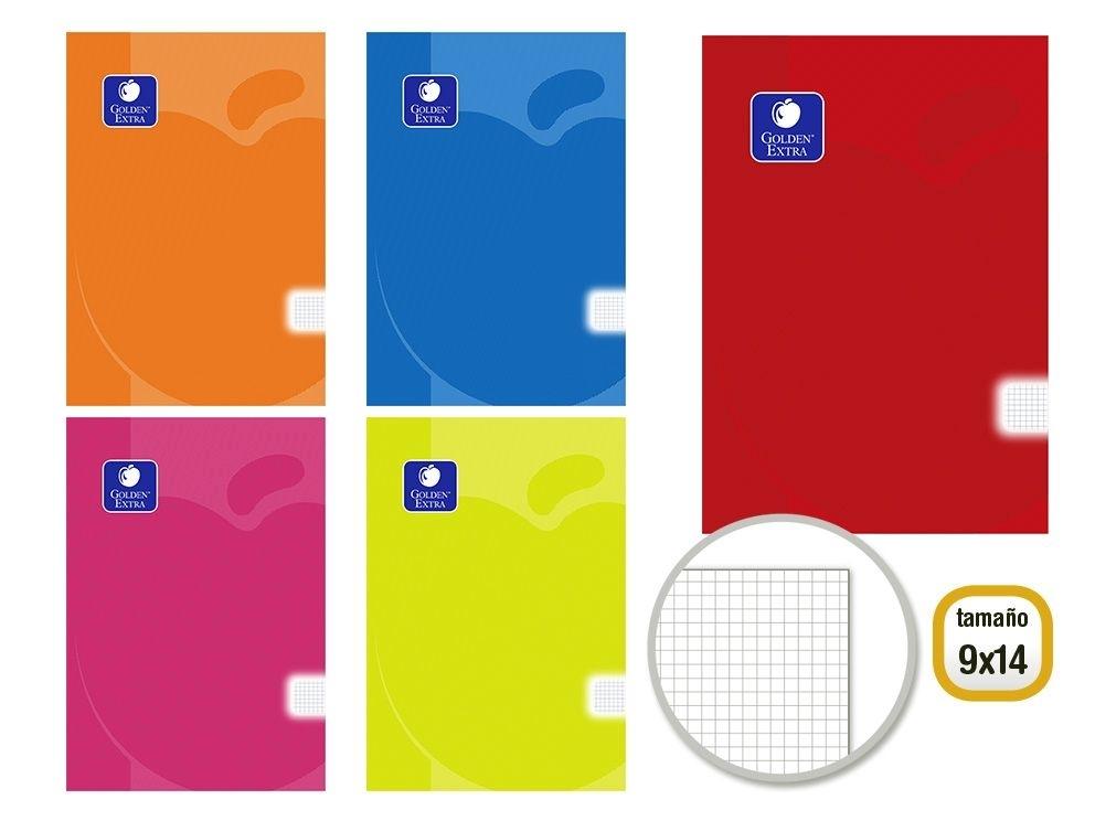 GOLDEN LIBRETA PP FLEX  9x14 48 H. 90 GR. CUADRICU 328536