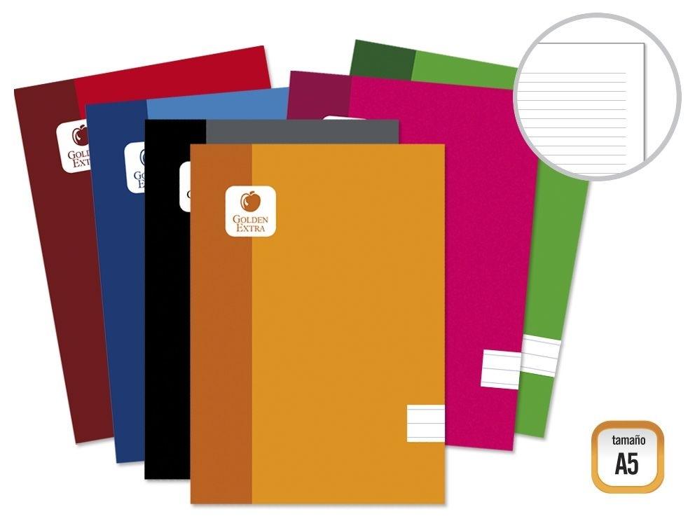 GOLDEN LIBRETA A5, 90 GRM. 48 HOJAS HORIZONTAL 324798