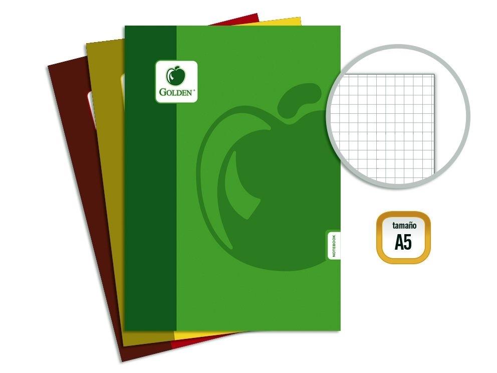 GOLDEN BASIC LIBRETA GRAPADA A5.50 H. CUAD 323792
