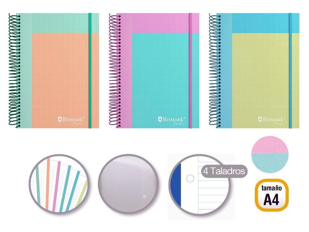 BICOLOR CUADERNO A4 120 HOJAS BISMARK 330516