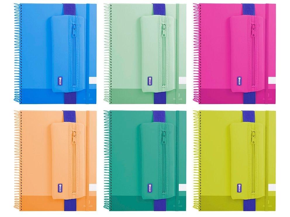 SET CUADERNO A4 + PORTATODO NEOPRENO NEON BISMARK 330198