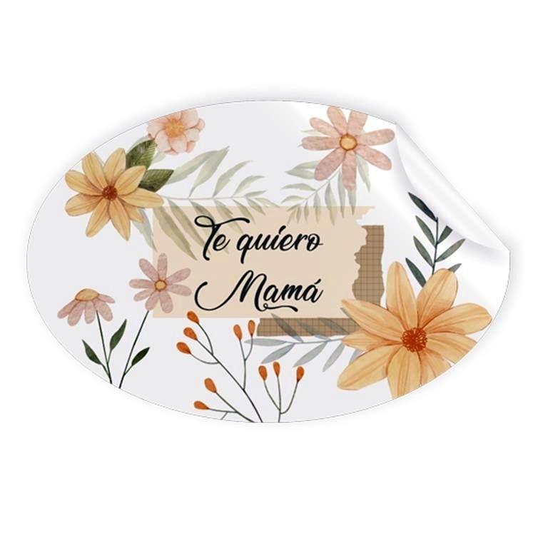 Etiqueta Arguval 48014 rollo de 250 Te quiero mama 6x4cm