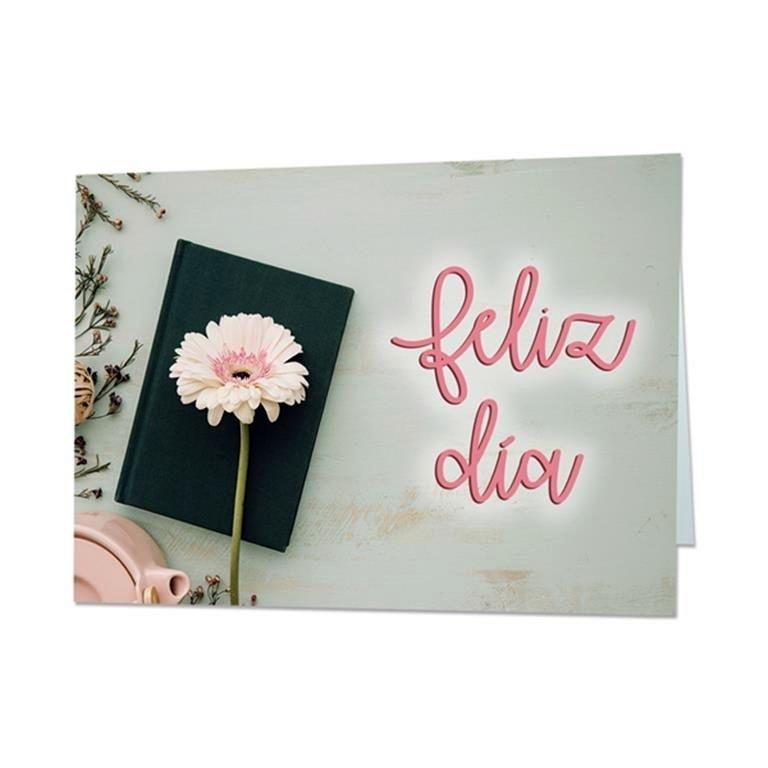 POSTAL ""FELIZ DIA"" flor 47485 ARGUVAL