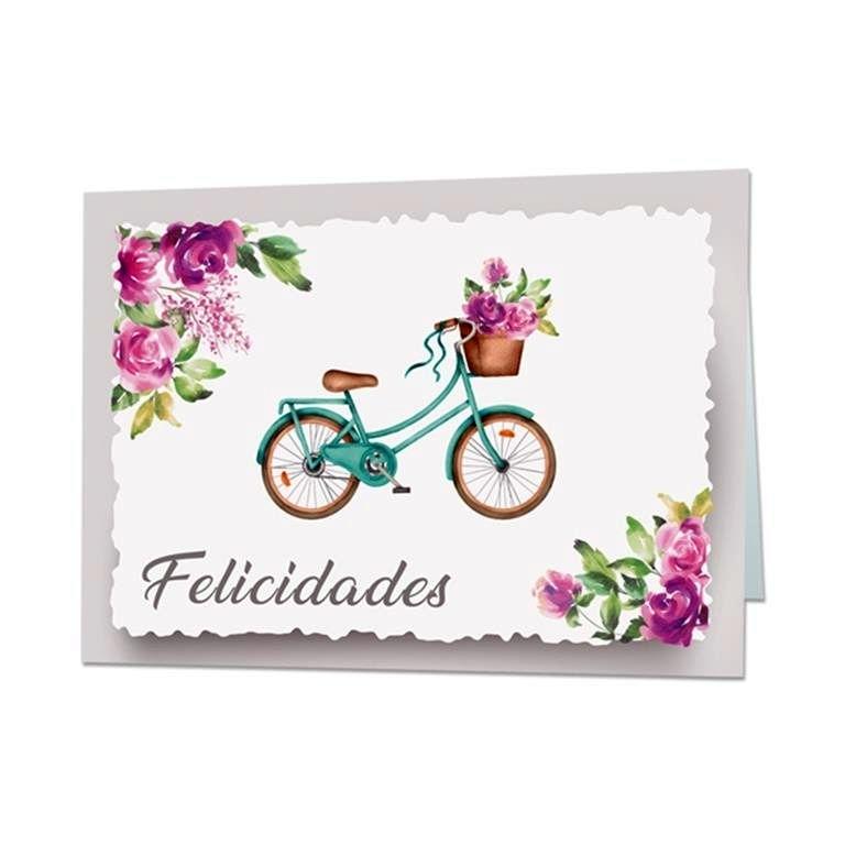 POSTAL ""FELICIDADES"" Bicicleta 47484 ARGUVAL