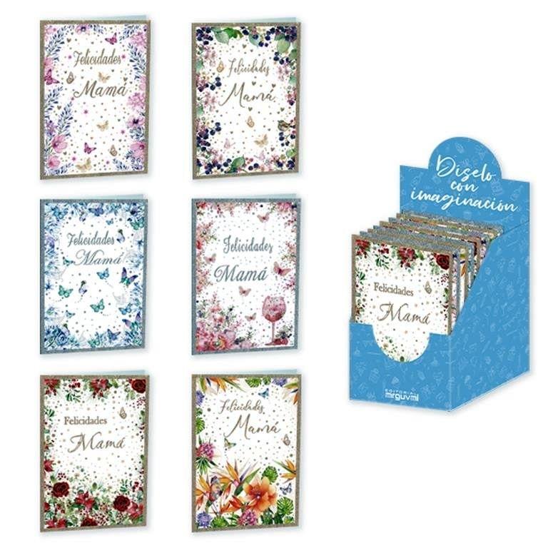 POSTAL FLORAL ""Felicidades Mamá"" 47148 ARGUVAL