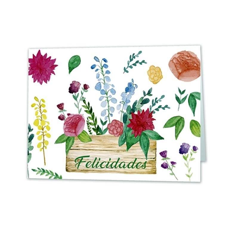 MINI CARD FLORES Felicidades 46705 ARGUVAL