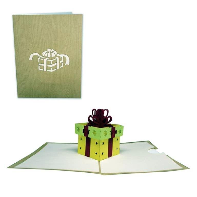 POSTAL 3D ORIGAMI REGALO 44616 ARGUVAL