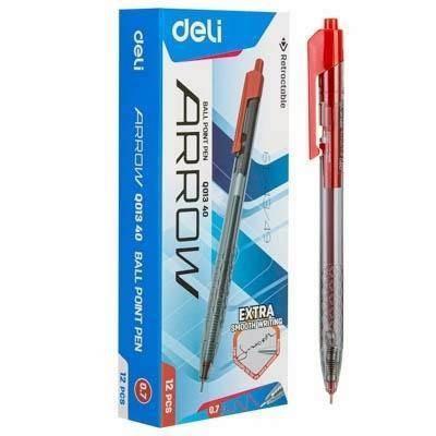 Boligrafo Deli Rojo 0,7 Retractil EQ01340