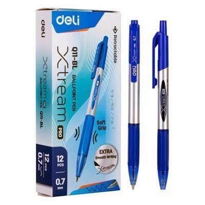 Boligrafo Deli Grip Azul 0,7 Retractil EQ11-BL