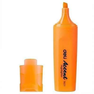 Rotulador Fluorescente Deli ES621 Naranja