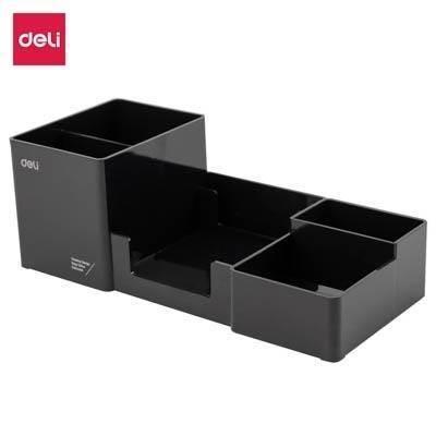 Organizador sobremesa Deli plastico EZ00220 negro