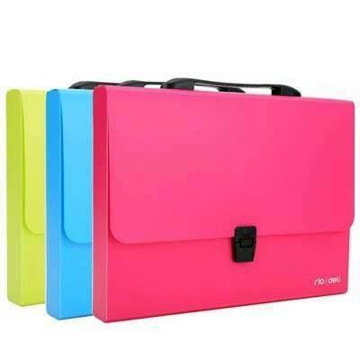Maletin Deli Rio PP A4 E5561 colores surtidos
