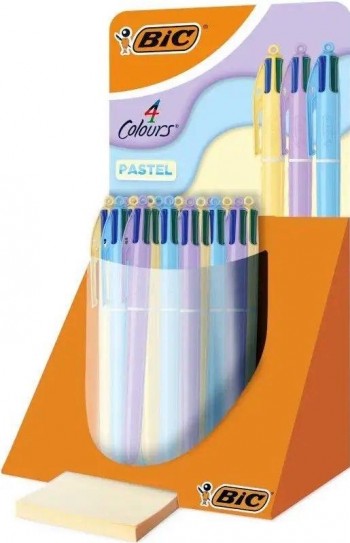 Expositor Bic 4 colores Pastel 30uds. 517319