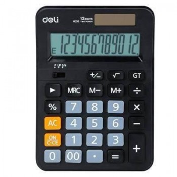 Calculadora de bolsillo Deli EM210 12 dígitos negro