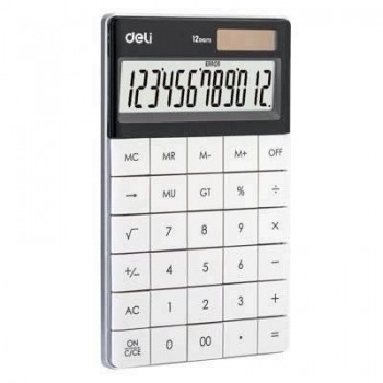Calculadora Deli E1589 12 digitos Blanco