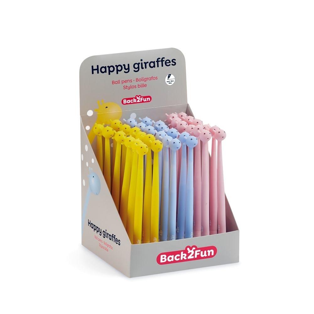 Expositor Miquelrius Boligrafos Jirafa 36 unidades Back2Fun MR11921
