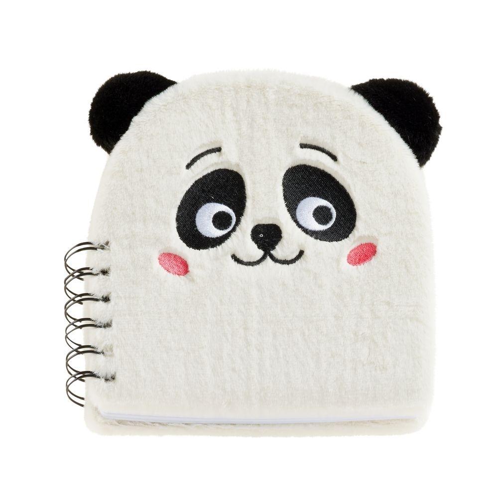 Cuaderno Miquelrius espiral Panda 160x160 Peluche Back2Fun MR8242