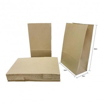 Bolsas de papel Arguval Paquete de 50 47604 12x6x22 Kraft