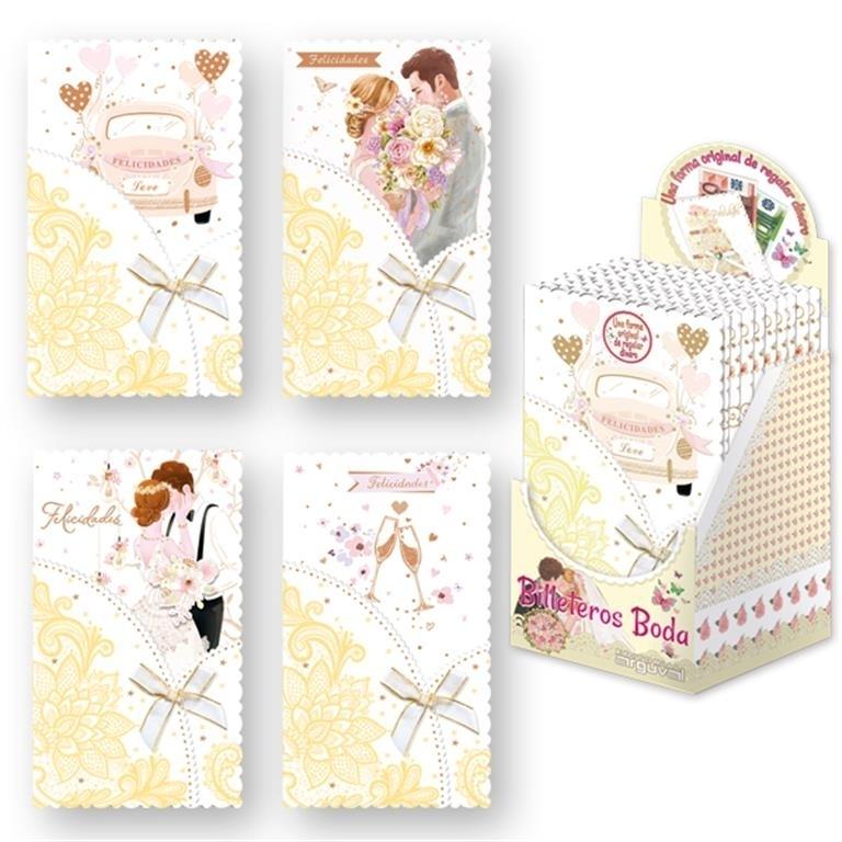 Postal+Billetero Boda Arguval 42386