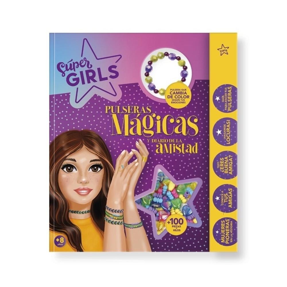 SUPER GIRLS - PULSERAS MÁGICAS Y DIARIO DE LA AMISTAD SGL005 IMAGILAND