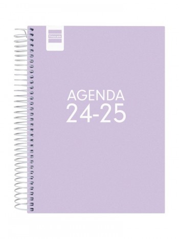 Agenda escolar 2024-2025 Finocam 4º dia pagina Cool lila 645060825