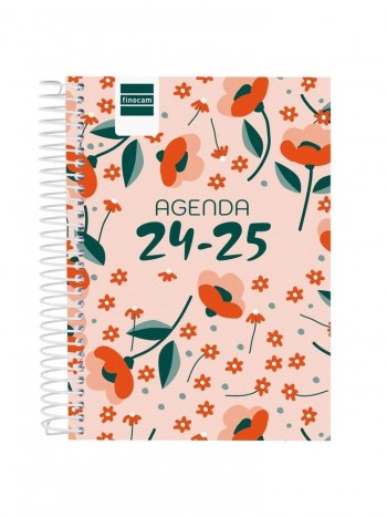 Agenda escolar 2024-2025 Finocam 8º dia pagina Cool floral 645020625