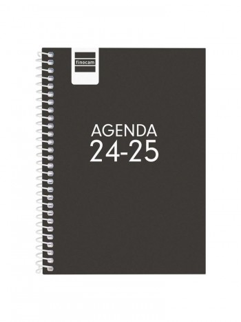 Agenda escolar 2024-2025 Finocam 8º semana vista Cool negro 645000325