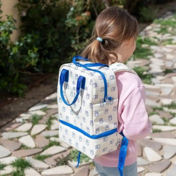 Mochila infantil con compartimento isotérmico 33cm., colección 460 since 1918, beige 6247Z460BG Milan