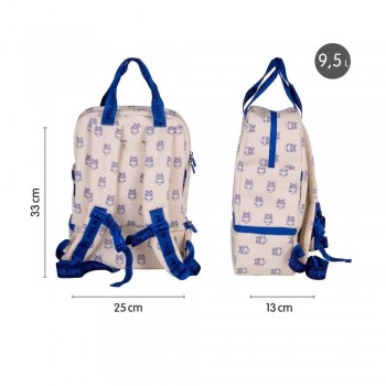 Mochila infantil con compartimento isotérmico 33cm., colección 460 since 1918, beige 6247Z460BG Milan