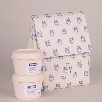 Bolsa isotérmica porta alimentos (3,5 L), colección 460 since 1918, beige 641030Z460BG Milan
