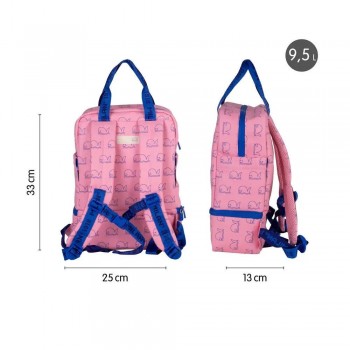 Mochila infantil con compartimento isotérmico 33cm., colección 460 since 1918, rosa 6247Z460P Milan