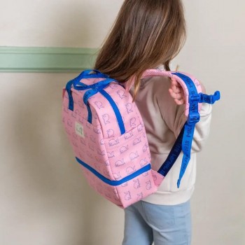 Mochila infantil con compartimento isotérmico 33cm., colección 460 since 1918, rosa 6247Z460P Milan