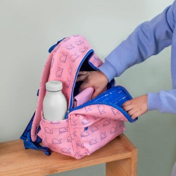 Mochila infantil 33cm. colección 460 since 1918, rosa 6248Z460P Milan