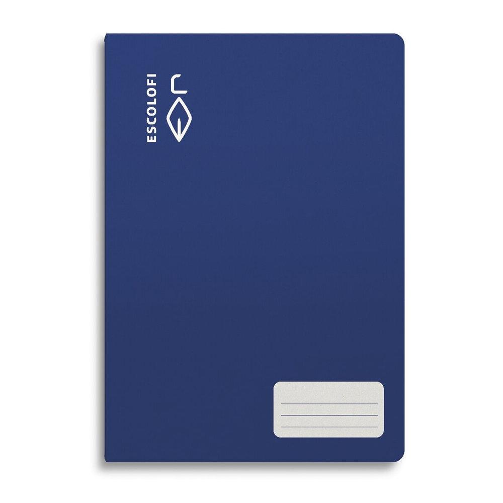 Libreta grapada Escolofi 131084705 A4 32/70 horizontal azul