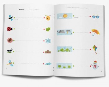 Cuaderno Rubio Escritura letra de imprenta 3 años CIMP3