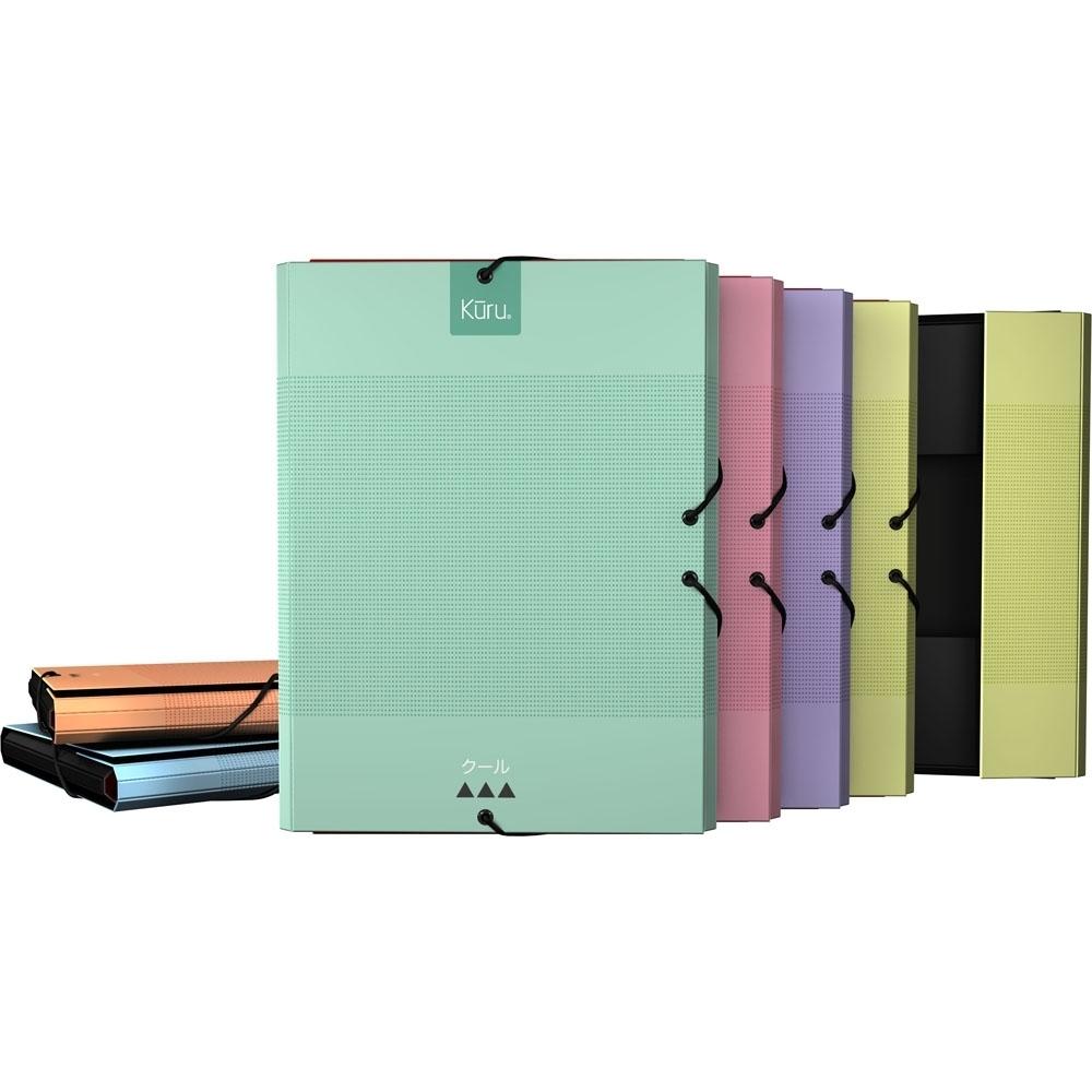 Carpeta 3 solapas folio forrado soft surtidas Kuru 1222399 Grafoplas