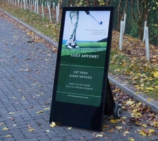 Totem exterior LCD movil Yosan con bateria 43" DPI/EXTO/43BAT