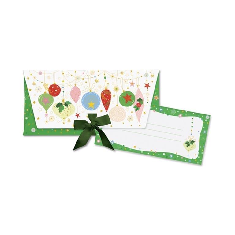 "SOBRE REGALO LAZO + TARJETÓN NAVIDAD ""Bolas"" TURNOWSKY ARGUVAL 48340"