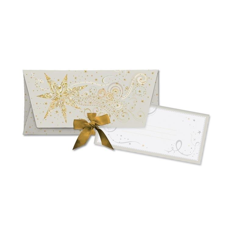 "SOBRE REGALO LAZO + TARJETÓN NAVIDAD ""Estrella"" TURNOWSKY ARGUVAL 48342"