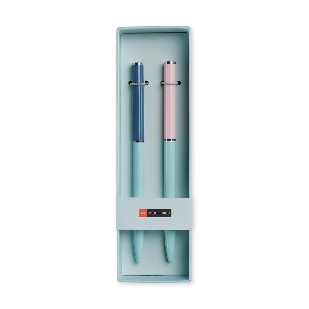 SET 2 BOLÍGRAFOS FINOS ROSA AZUL MR11968 MIQUELRIUS