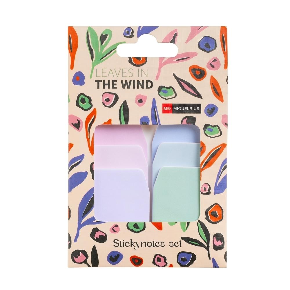 SET STICKY NOTES LEAVES WIND MR7496 MIQUELRIUS